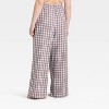 Women's Flannel Wide Leg Pajama Pants - Wild Fable™ - 2 of 3