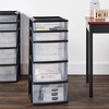 Homz Plastic 5 Clear Drawer Medium Home Storage Container Tower - image 2 of 4