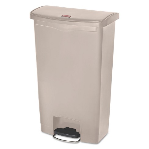 Simplehuman 50l Slim Open Commercial Trash Can Brushed Stainless Steel :  Target