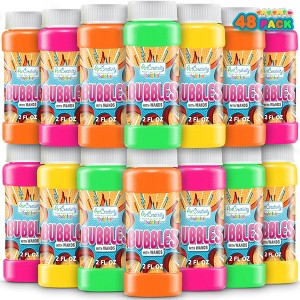 ArtCreativity Bubble Bottles with Wand (48 Pack) - 1 of 4