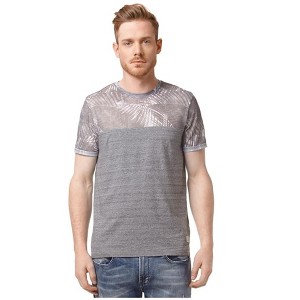 Buffalo David Bitton Mens Nalmetto Mesh Yoke Graphic T-Shirt - 1 of 1