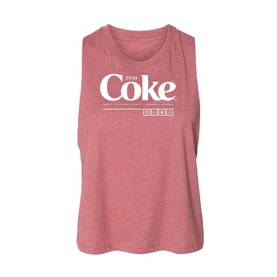 Women's - Coca-Cola - Drink Coke Enjoy Graphic Racerback Tank