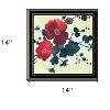 HomeRoots Japanese Blossoms Black Framed Print Wall Art - 3 of 4