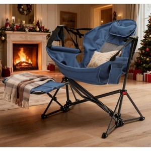 Ainfox Patio Hammock Chair Patio Camping Chair Patio Swing Chair For Indoor Outdoor - 1 of 4