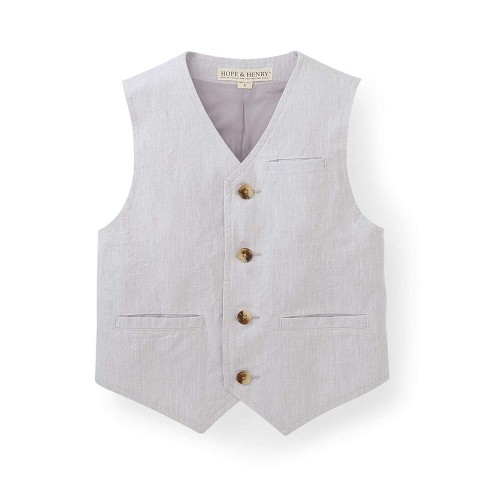 Hope & Henry Boys' Linen Suit Vest, Kids : Target