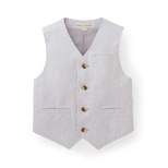 Hope & Henry Boys' Linen Suit Vest, Infant