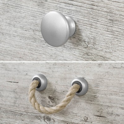 Coastal White 4-Drawer Nursery Dresser with Rope Handle