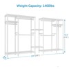 VIPEK V22S Garment Rack Heavy Duty Clothes Rack Large Portable Wardrobe Clothes Closet, Max Load 1600lbs - 4 of 4