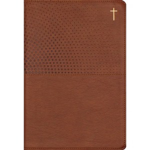 Nkjv, Clear Focus Bible, Leathersoft, Brown - by Zondervan