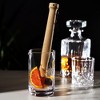 Viski Beechwood Cocktail Muddler Bar Utensils, Wooden Muddler Bar Essentials, Barware Muddler for Cocktails, Wood Set of 1 - 3 of 4