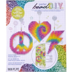 Perler Bead D.I.Y. Activity Kit-Tie Dye Suncatcher - 1 of 4