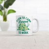 Crazy Dog T-Shirts Born To Camp Forced To Work Mug Funny Sarcastic Camping Coffee Cup-11oz - image 2 of 4