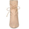 Allegra K Women's Pointed Toe Drawstring Pull on Stiletto Heel Ankle Boots - 3 of 4
