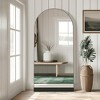 Lirago Arch Full Length Mirror Wall Mirror with Stripe Wood Frame 71?¨¢31 Black - 3 of 4