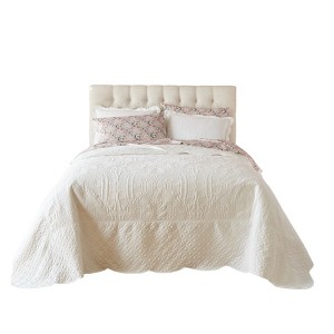 BrylaneHome Lily Damask Bedspread Bedding Collection - 1 of 1
