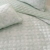 Blue Snowflake Printed Reversible Quilt Set with Shams - Great Bay Home - 3 of 4