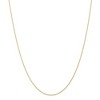 Black Bow Jewelry 0.95mm, 10k Yellow Gold, Cable Rope Chain Necklace - 3 of 4