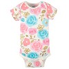 Onesies® Brand Baby Girls Short Sleeve Bodysuits, 4-Pack - 4 of 4