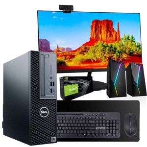 Refurbished Dell Precision 3431 Desktop Computer-Intel i5-NVIDIAQuadro P620-32GB RAM-500GB+2TB SSD-Speaker-WebCam-Win 11 Pro-Manufacturer Refurbished - 1 of 4