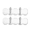 Unique Bargains Faux Pearl Diamonds Candied Haws Shape Shoelace Charms 1 Pair - 4 of 4