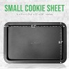NutriChef Small Cookie Sheet - Non-Stick Bake Trays with Black Coating Inside & Outside - 2 of 4