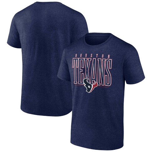 NFL Houston Texans Men's Tallest Player Heather Short Sleeve Bi-Blend  T-Shirt - S