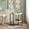 Maxax Palmieri Glass Tray Top Frame End Table with Storage - 4 of 4