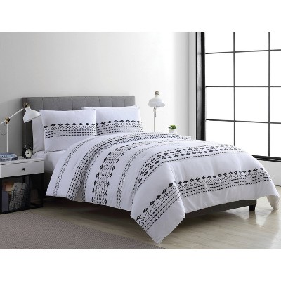 White Azteca Printed Comforter Set Vcny Target