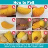 DIY Needle Felting Kit w Case- Animal Foodie Friends- Make 8 Adorable Designs- Starter Kit Includes Mat, Wool Felt Tools, Needles, Instructions - 4 of 4