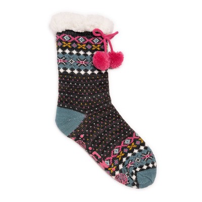 MUK LUKS Women's Tall Cabin Sox (1 Pair Pack)