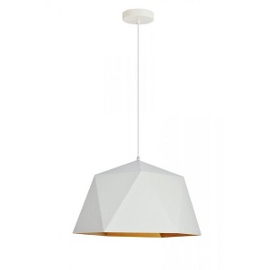 Elegant Lighting Arden Collection Pendant D17.7 H11.4 Lt:1 frosted white and Gold Finish - 1 of 4