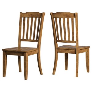 South Hill Slat Back Dining Chair 2 in Set - Inspire Q® - 1 of 4