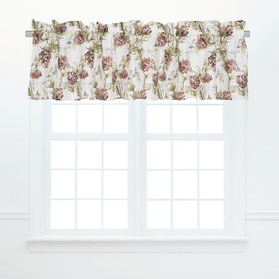 C&F Home Cooper Pines Rustic Lodge Brown Valance Window Treatment Set of 2