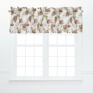 C&F Home Cooper Pines Rustic Lodge Brown Valance Window Treatment Set of 2 - 1 of 4