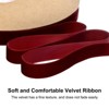 Unique Bargains Velvet Single Side Christmas Vintage Ribbon 1 Pc - 2 of 4