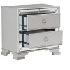 NicBex Nightstand with Drawers,1pc Side Table with Pulls  and Multi -colored Finish,Bedside Table for Bedroom,Living Room - 4 of 4