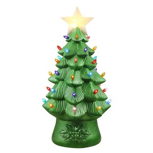 Mr. Christmas 40 in. Blow Mold Nostalgic Round Tree - Metallic - 1 of 4