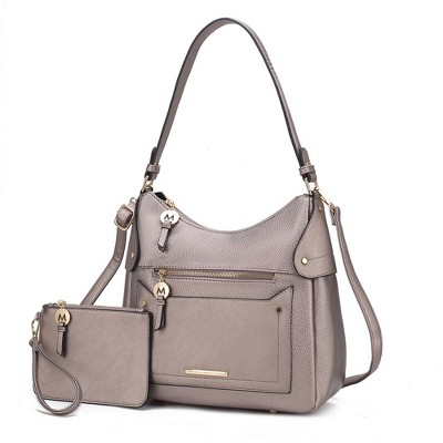 MKF Collection Maeve Women’s Shoulder Bag with Wristlet Pouch by Mia K