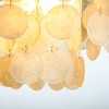 ALOADECOR 4-Light 22" Glam Coastal Capiz Tierd Chandelier With Seashell Accents - 4 of 4