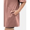 EXLURA Women's Summer Short Sleeve T Shirt Dress Casual Crewneck Resort Wear Tops - 4 of 4