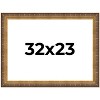 PosterPalooza | Museum Gold Picture Frame - UV Acrylic, Backing Board, Hanging Hardware Included - 2 of 4