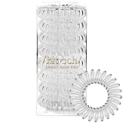 Kitsch 8 Pack Hair Coils - Transparent