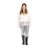 Stansport Women's 3 Piece .12 mm Thick Rainsuit Clear - 3 of 4