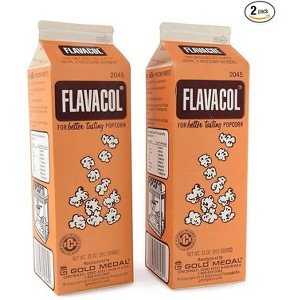 Gold Medal Flavacol® Popcorn Seasoning Salt 35oz Carton – Movie Theater Flavor, MSG-Free – 2 Pack - 1 of 4