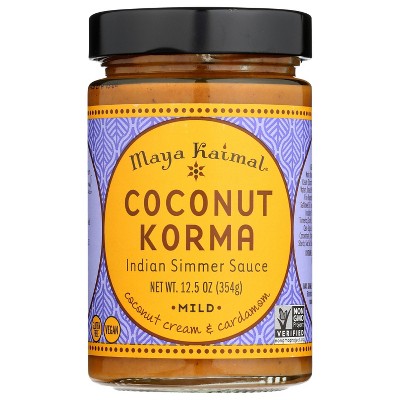 Maya Kaimal Coconut Korma Mild Simmer Sauce - 12.5oz