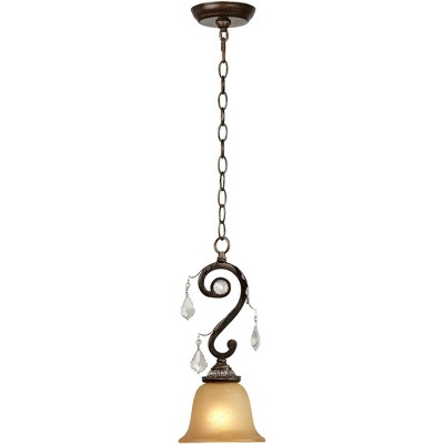 Kathy Ireland Ramas de Luces 6 1/2" Wide Bronze Mini Pendant