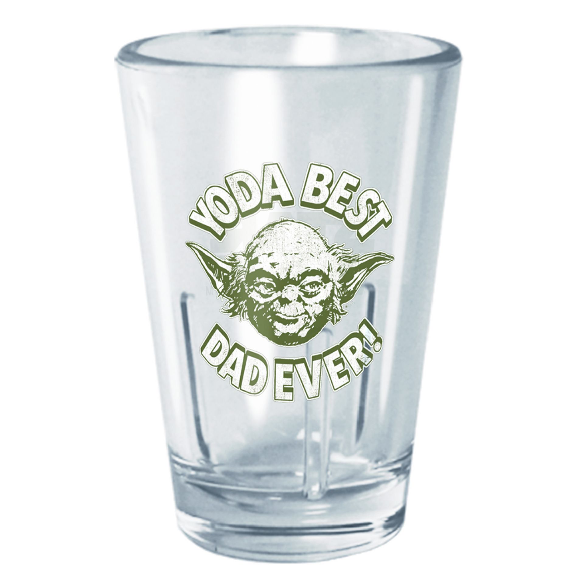 Star Wars Yoda Best Dad Ever!  Tritan Shot Glass - Clear - 2 oz.