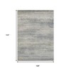HomeRoots 9' X 12' Linen And Beige Abstract Washable Indoor Outdoor Area Rug - 3 of 4