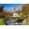 3000 Piece Jigsaw Puzzle, Ramsau, Germany, Church, Mountain river, Bavarian Alps, Landscape, Adult Puzzle, Castorland C-300464-2 - 2 of 4