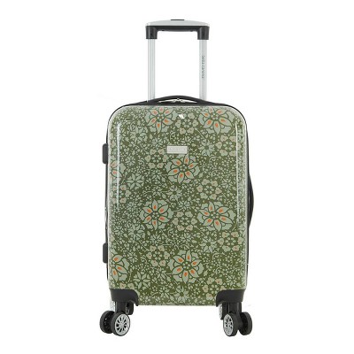 American Tourister NXT Checkered Hardside Carry On Spinner Suitcase - Sage  Green